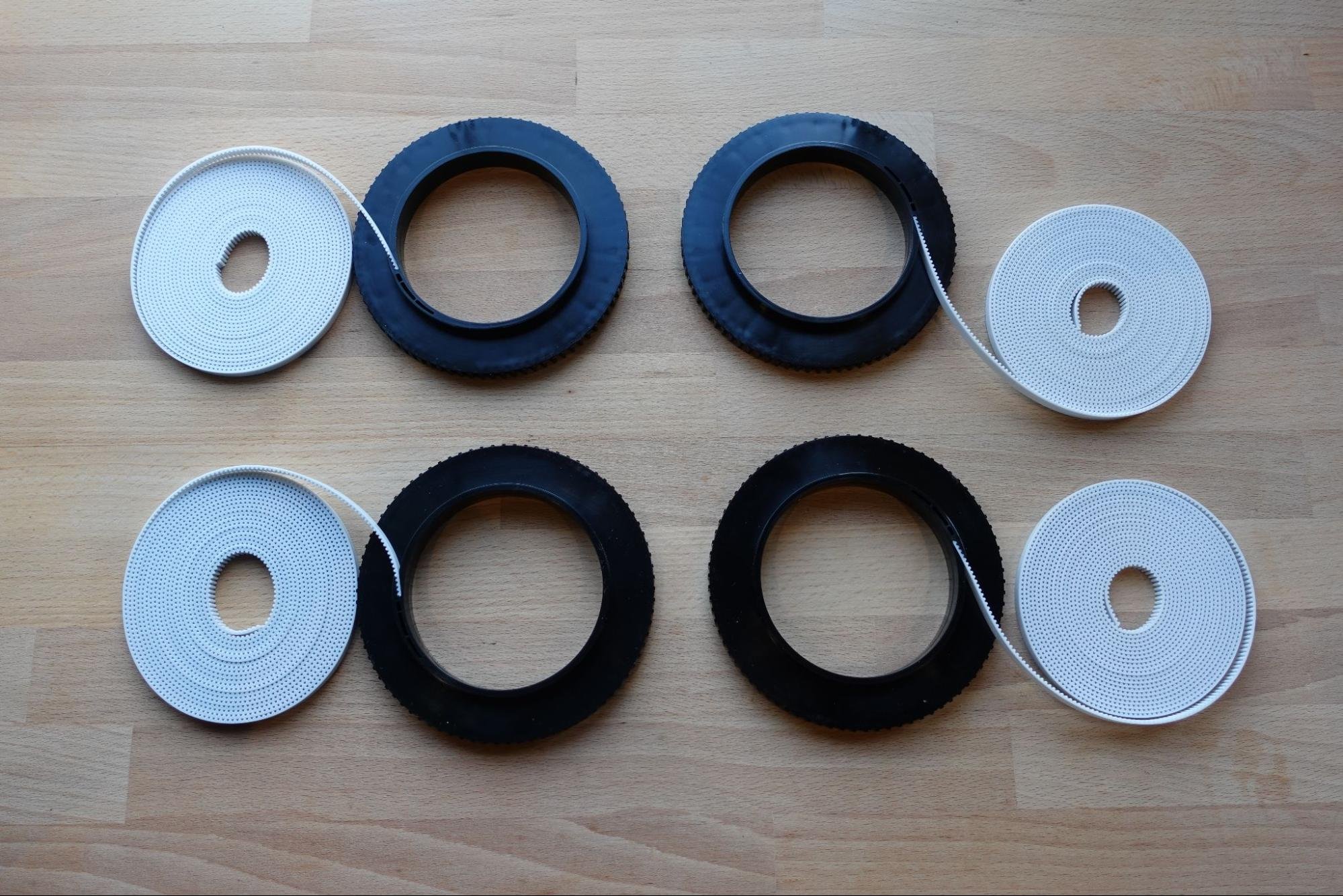 Repeat for all four spools