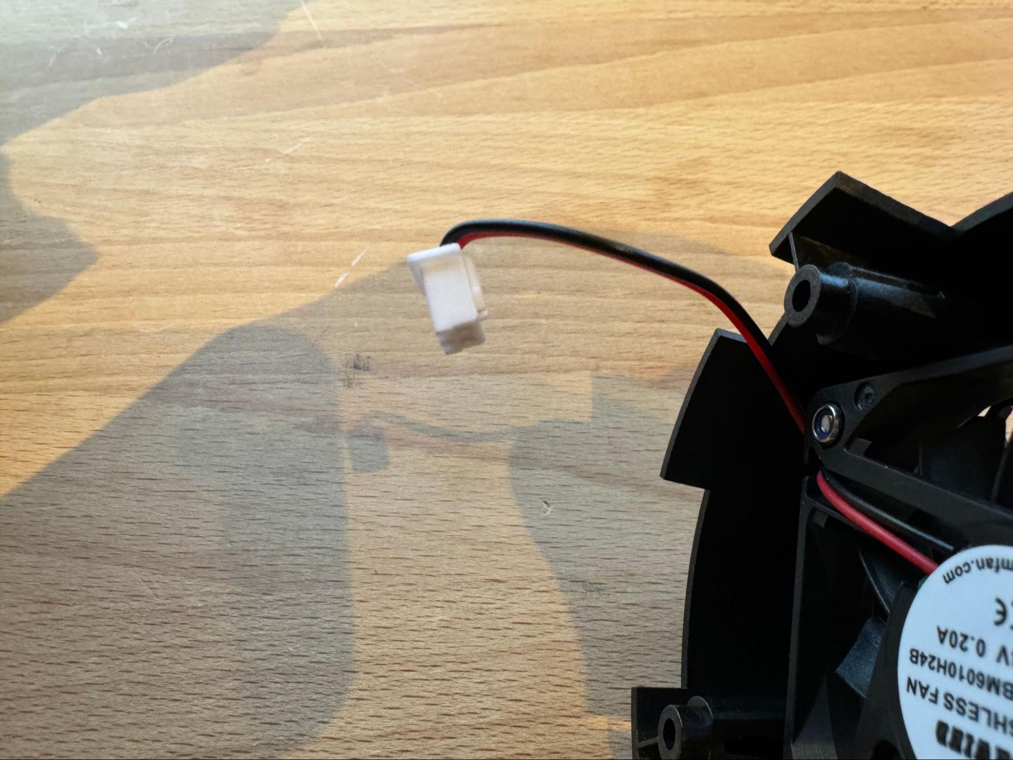 Bending the fan wire