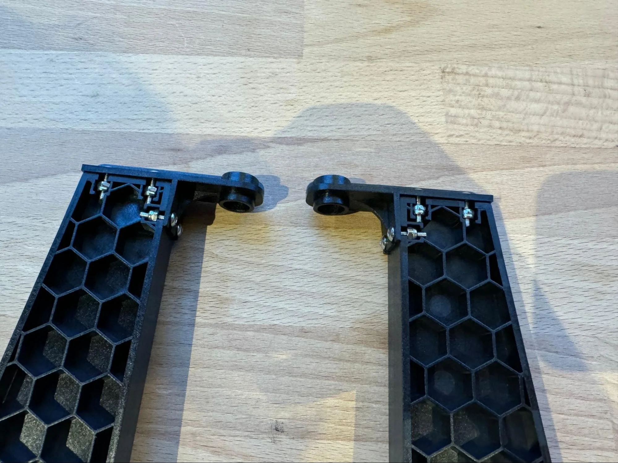 Attaching the support tops